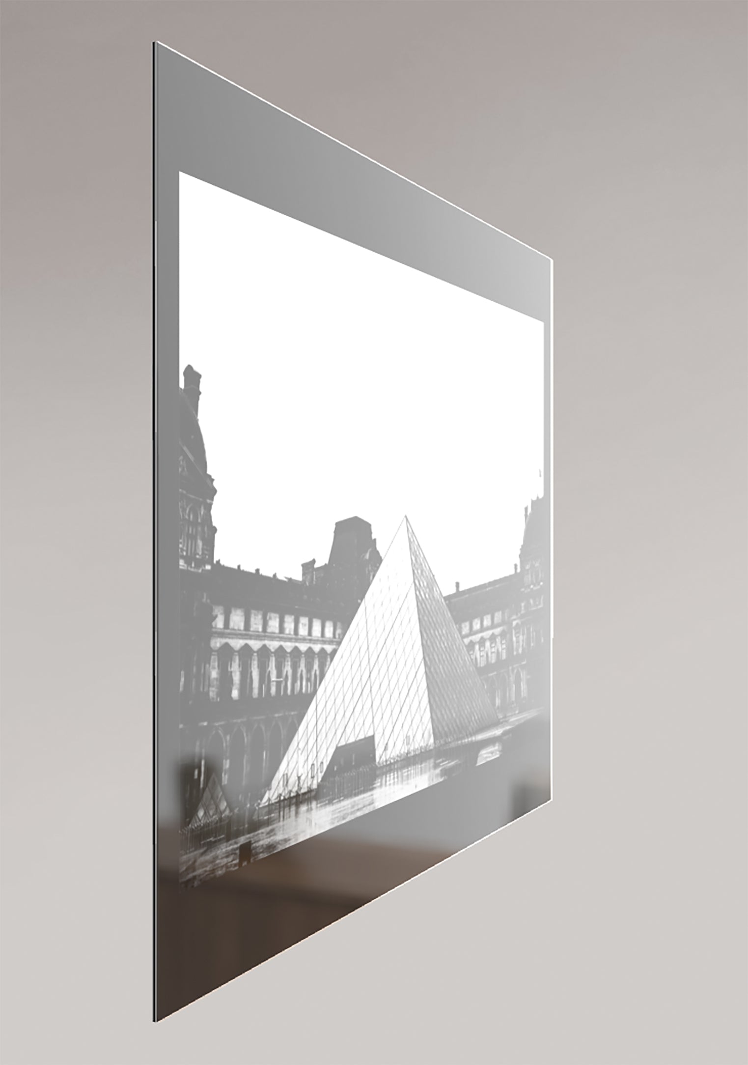 A rainy day at the Louvre